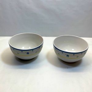 Pfaltzgraff Shelby cereal soup bowls set 2